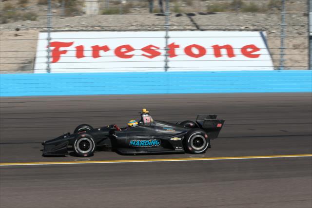 Gabby Chaves rolls into Turn 4 during the afternoon open test session at ISM Raceway -- Photo by: Chris Jones