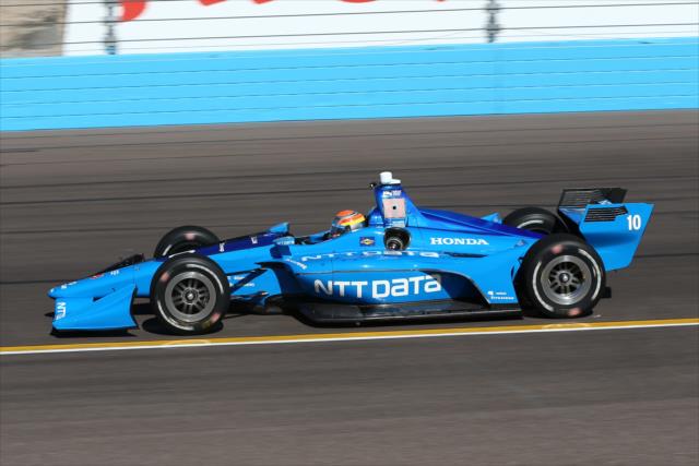 Ed Jones rolls into Turn 4 during the afternoon open test session at ISM Raceway -- Photo by: Chris Jones