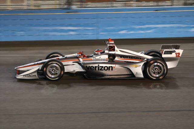 Will Power on course during the evening open test session at ISM Raceway -- Photo by: Chris Jones