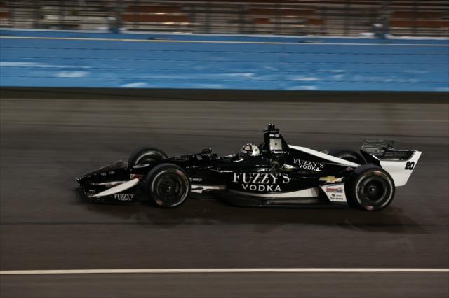 Ed Carpenter on course during the evening open test session at ISM Raceway -- Photo by: Chris Jones
