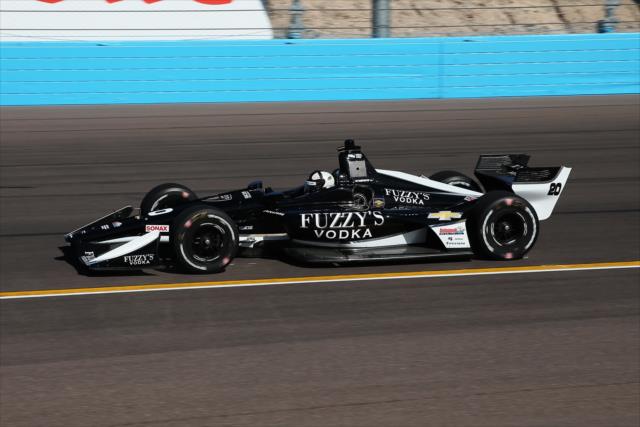 Ed Carpenter rolls into Turn 4 during the afternoon open test session at ISM Raceway -- Photo by: Chris Jones