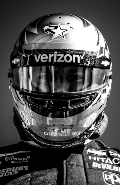 Josef Newgarden on pit lane prior to the start of the open test at ISM Raceway -- Photo by: Shawn Gritzmacher