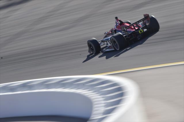Robert Wickens sails into Turn 1 during the afternoon open test session at ISM Raceway -- Photo by: Chris Owens