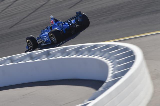 Ed Jones sails through Turn 1 during the afternoon open test session at ISM Raceway -- Photo by: Chris Owens