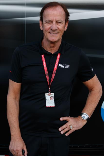 Indy car legend and current steward Arie Luyendyk at ISM Raceway -- Photo by: Joe Skibinski