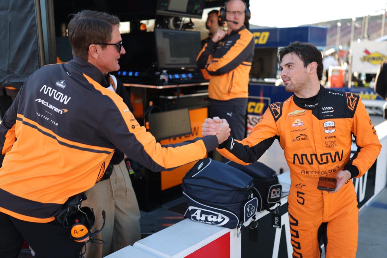 Ryan Hunter-Reay and Pato O'Ward - Good Ranchers 250 - By: Chris Owens -- Photo by: Chris Owens
