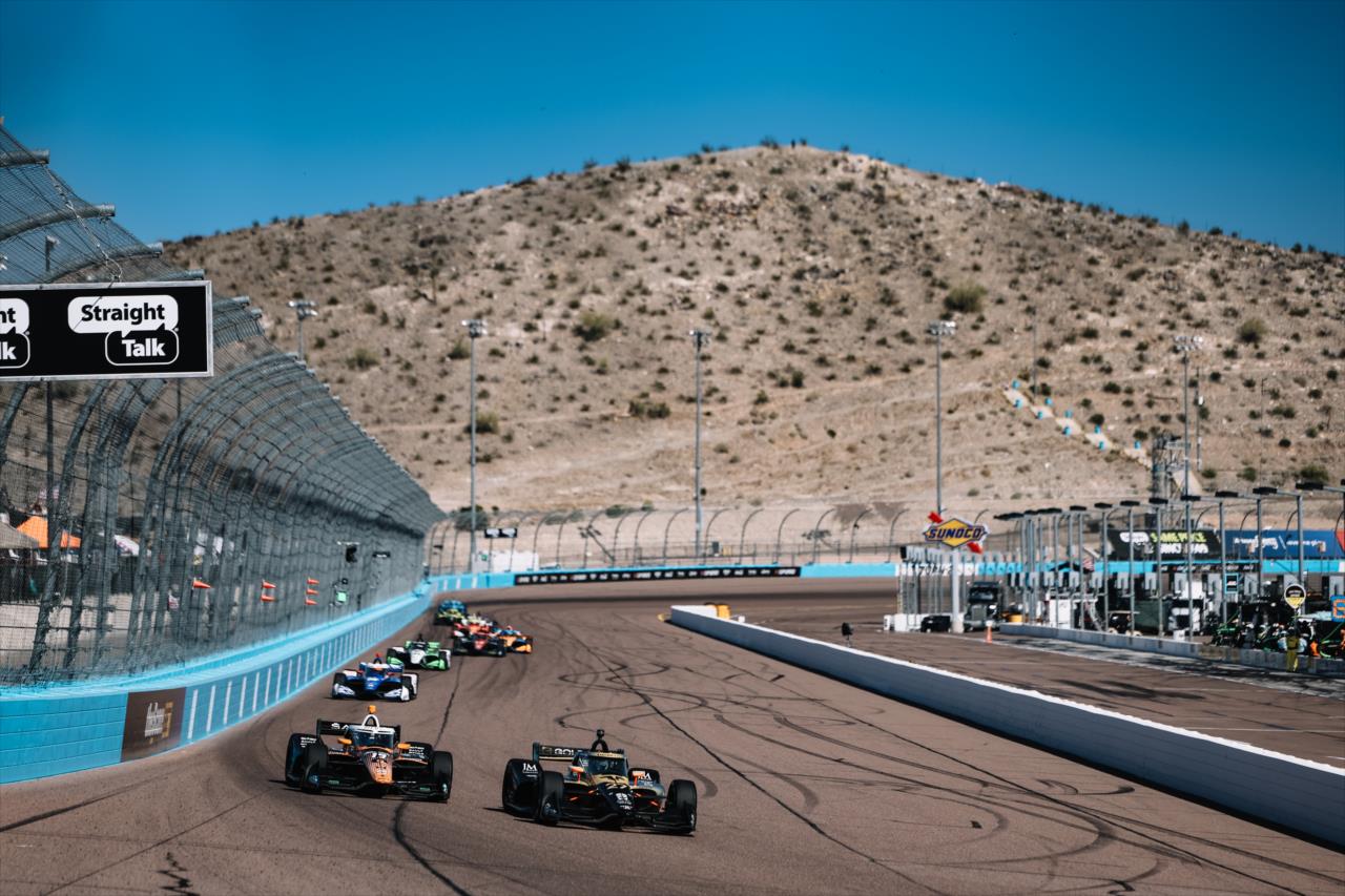 Dennis Hauger and Kyle Kirkwood - Good Ranchers 250 - By: Joe Skibinski -- Photo by: Joe Skibinski