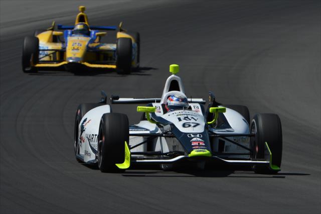 Josef Newgarden and Marco Andretti -- Photo by: Chris Owens