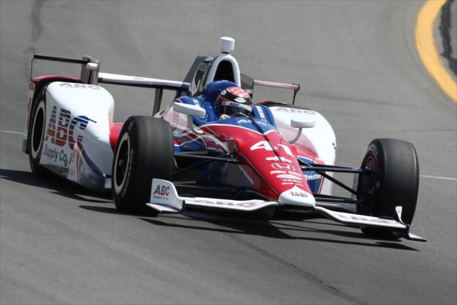 Jack Hawksworth on course during qualifications for the ABC Supply 500 at Pocono Raceway -- Photo by: Bret Kelley