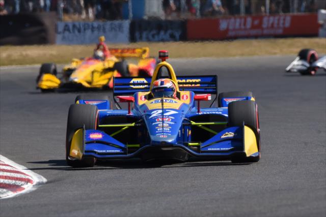 Alexander Rossi races through Turn 3 during the Grand Prix of Portland at Portland International Raceway -- Photo by: James  Black