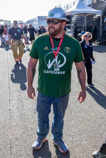 Timber Joey of the Portland Timbers on hand for the Grand Prix of Portland at Portland International Raceway -- Photo by: Stephen King