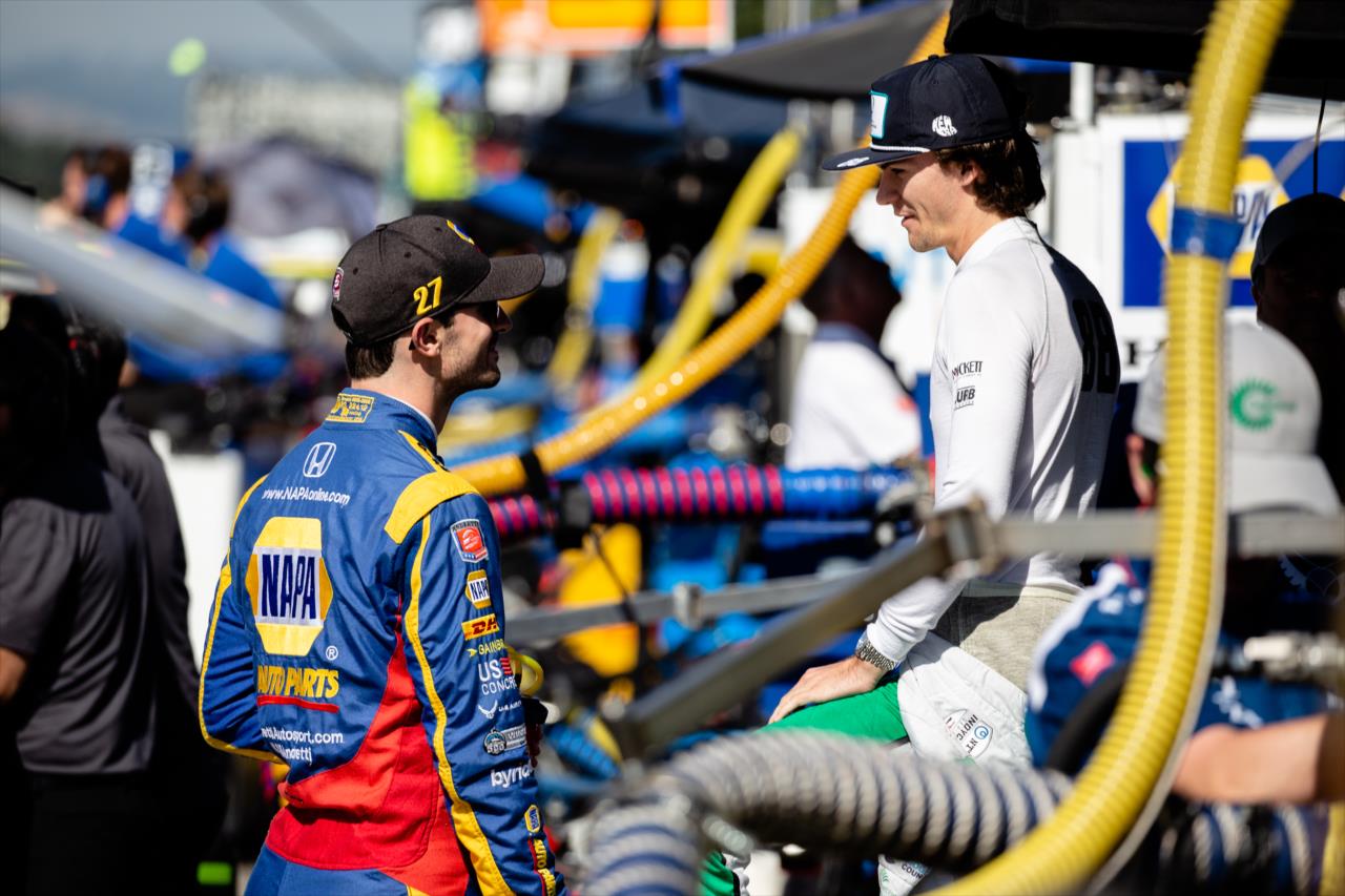 Alexander Rossi - Colton Herta -- Photo by: Stephen King