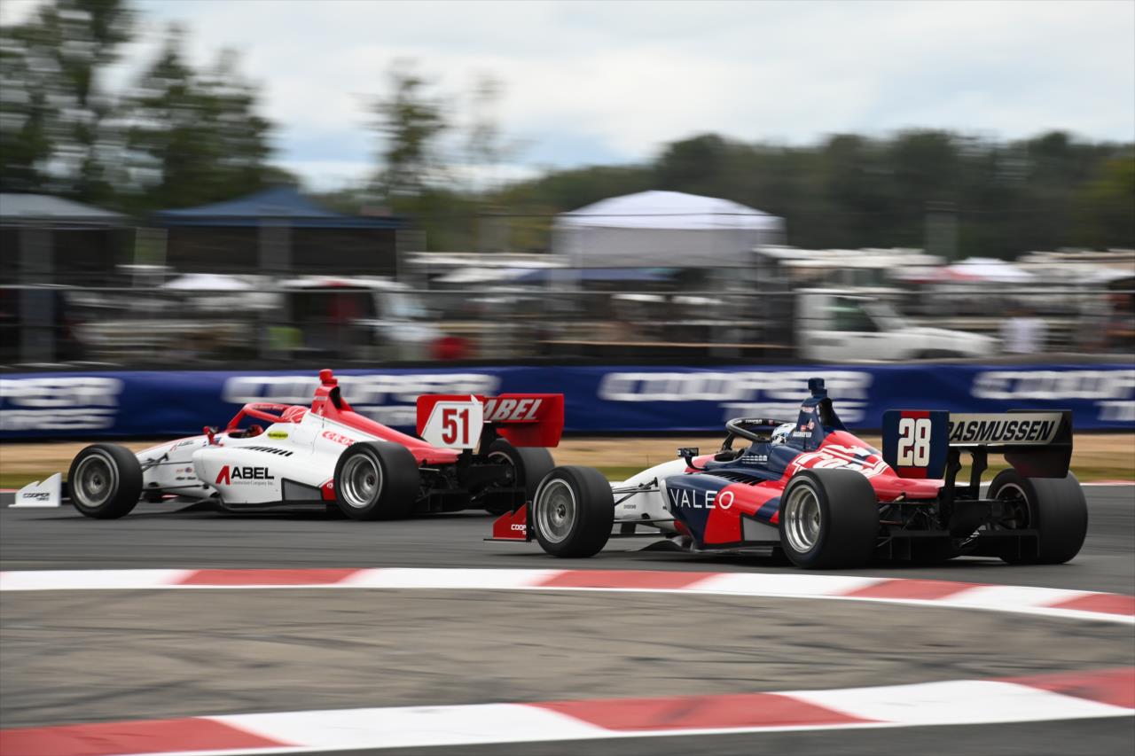 Jacob Abel and Christian Rasmussen - Indy Lights Grand Prix of Portland - By: James Black -- Photo by: James  Black