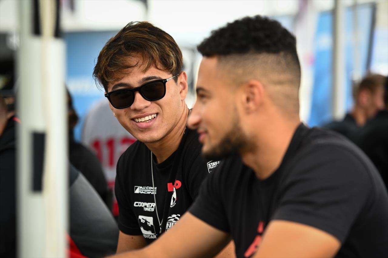 Danial Frost and Ernie Francis Jr. - Indy Lights Grand Prix of Portland - By: James Black -- Photo by: James  Black