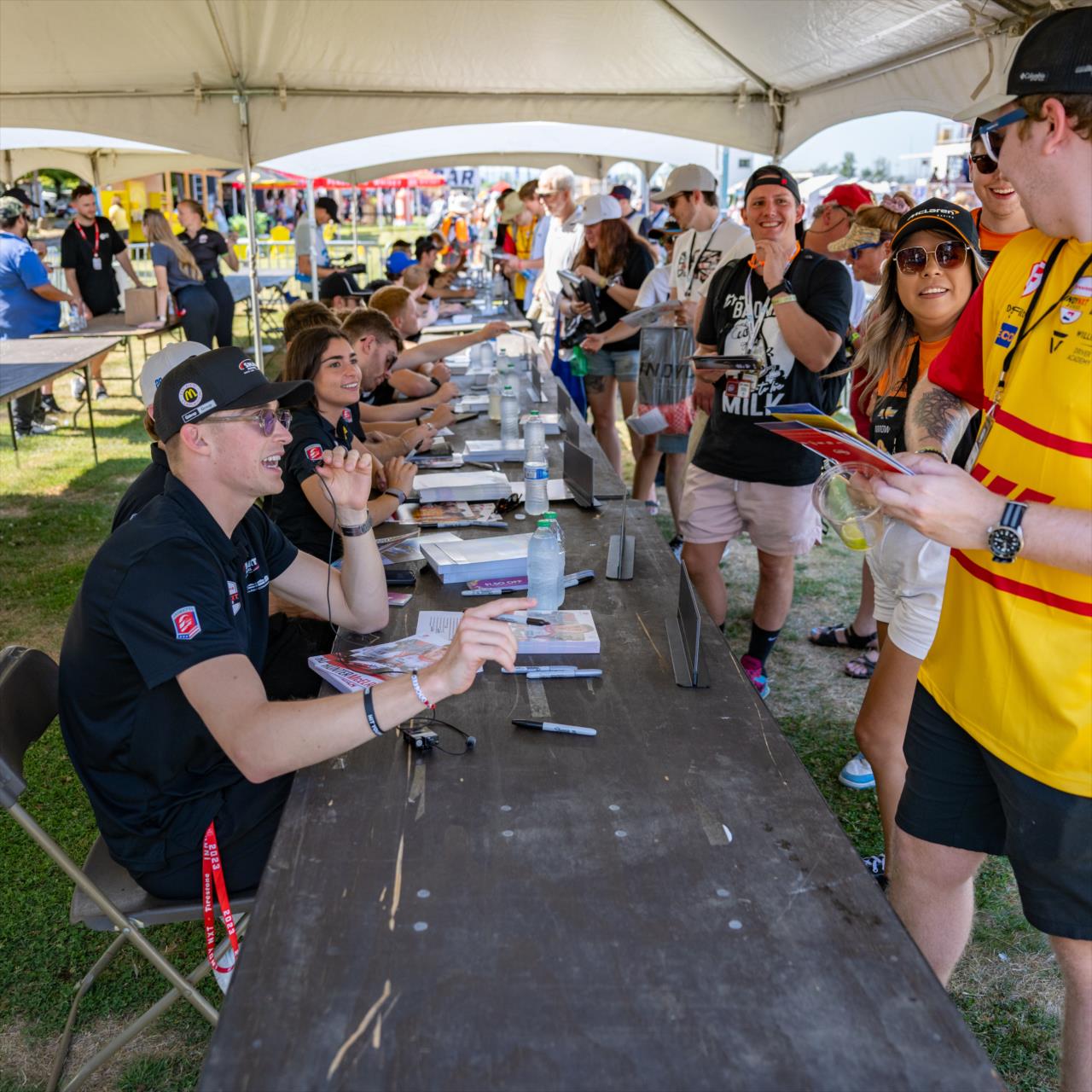 Autograph Session - Indy NXT By Firestone Grand Prix of Portland - By: Karl Zemlin -- Photo by: Karl Zemlin