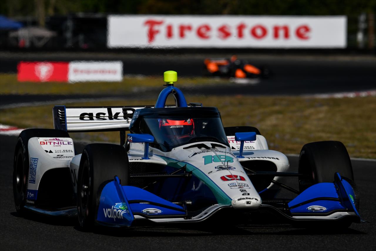 Rinus VeeKay - BITNILE.com Grand Prix of Portland - By: James Black -- Photo by: James  Black