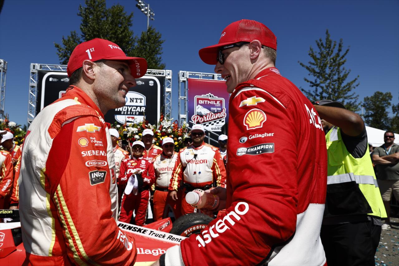 Will Power and Josef Newgarden - BITNILE.com Grand Prix of Portland - By: Chris Jones -- Photo by: Chris Jones