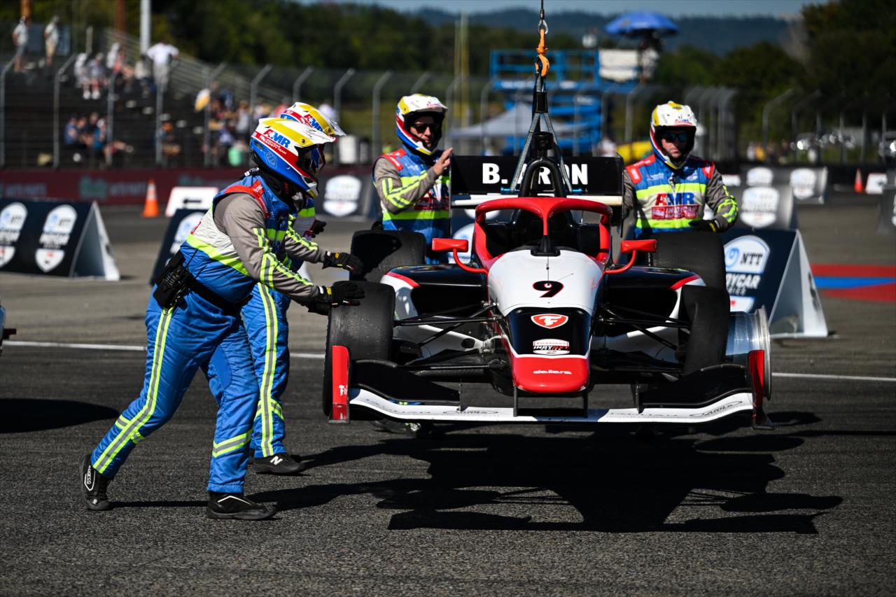 Bryce Aron and AMR Safety Team - Grand Prix of Portland - By: James Black -- Photo by: James  Black