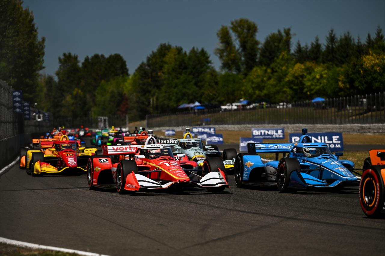 Will Power and David Malukas - BITNILE.com Grand Prix of Portland - By: James Black -- Photo by: James  Black