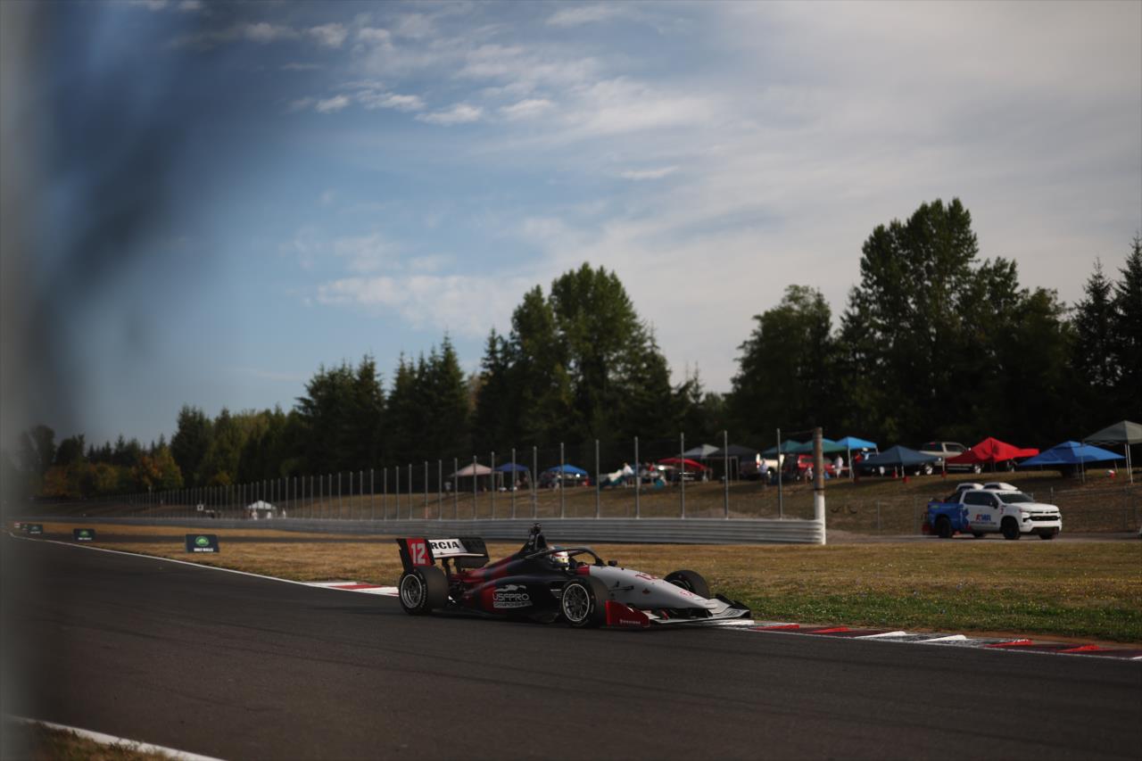 Max Garcia - Grand Prix of Portland - INDY NXT Presented by Firestone - By: Joe Skibinski -- Photo by: Joe Skibinski