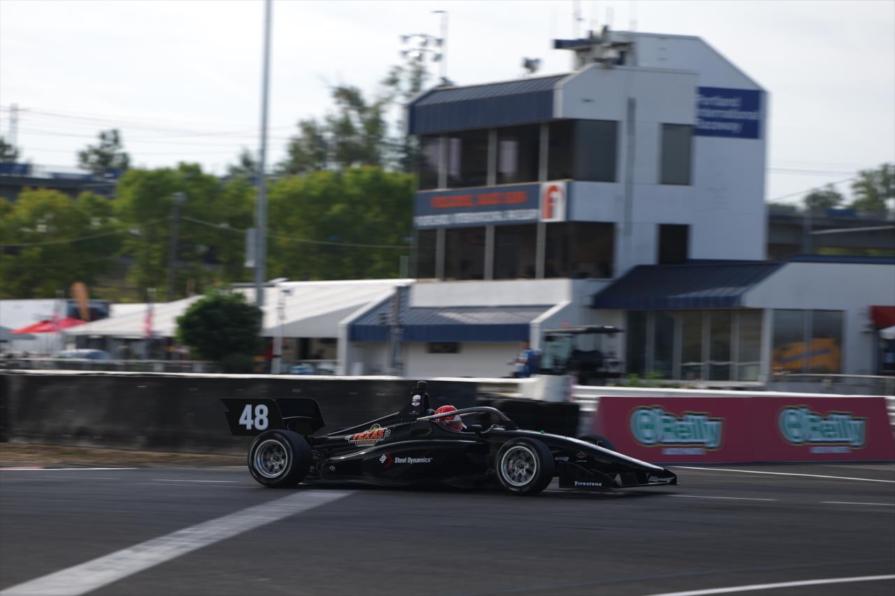 Jacob Abel - Grand Prix of Portland - INDY NXT Presented by Firestone - By: Joe Skibinski -- Photo by: Joe Skibinski