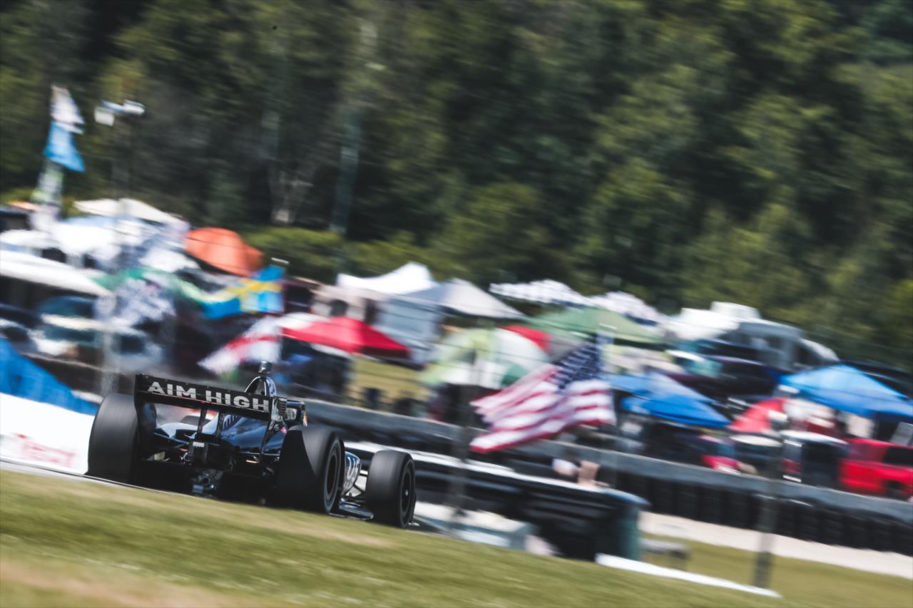 Conor Daly during practice for the REV Group Grand Prix Race 1 at Road America Saturday, July 11, 2020 -- Photo by: Joe Skibinski