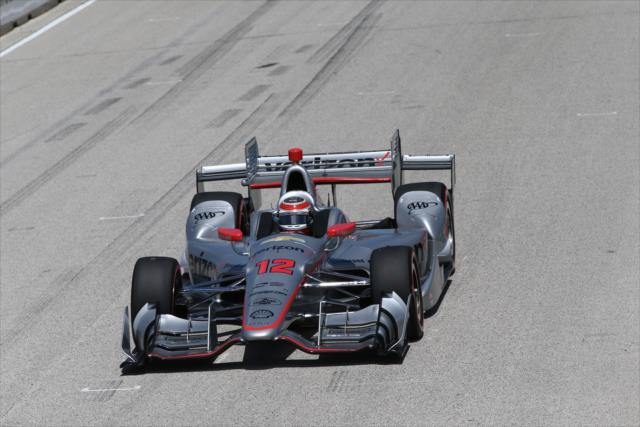 Will Power streaks down the frontstretch to lead Lap 1 of the KOHLER Grand Prix at Road America -- Photo by: Chris Jones