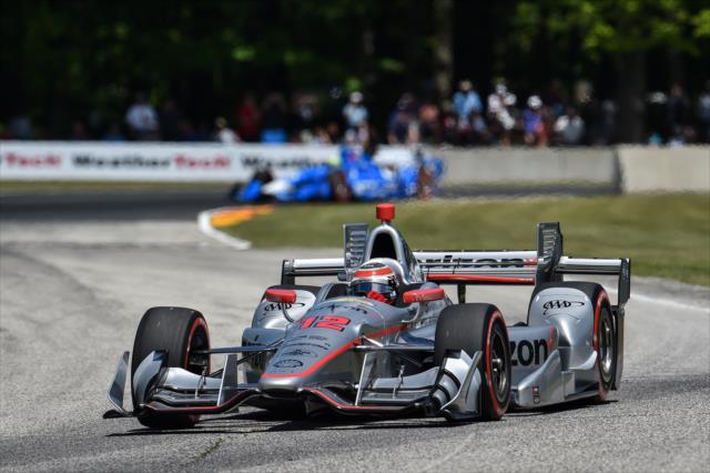 Will Power sets up for Turn 7 during the KOHLER Grand Prix at Road America -- Photo by: Chris Owens