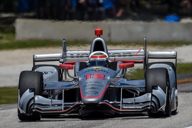 Will Power rolls toward Turn 7 during the KOHLER Grand Prix at Road America -- Photo by: Chris Owens