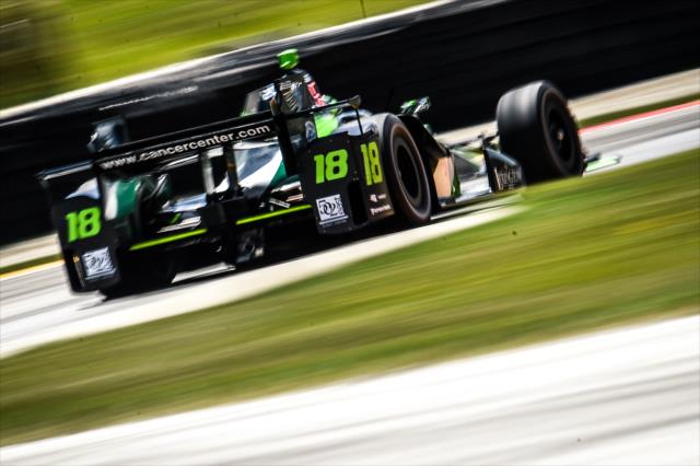 Conor Daly rolls out of Turn 7 during the KOHLER Grand Prix at Road America -- Photo by: Chris Owens