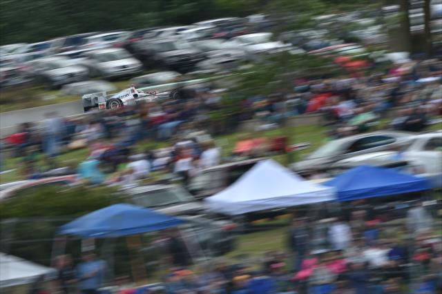 Will Power streaks up the frontstretch hill during the KOHLER Grand Prix at Road America -- Photo by: Chris Owens