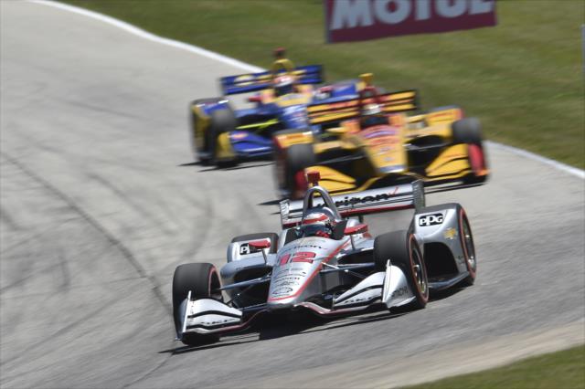 Will Power rolls into Turn 3 during the parade lap for the KOHLER Grand Prix at Road America -- Photo by: Chris Owens