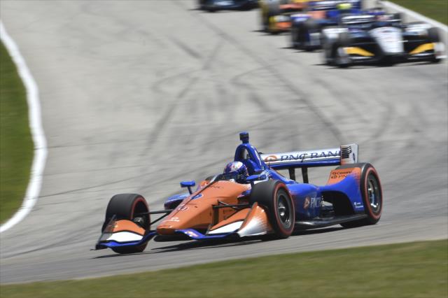 Scott Dixon races into Turn 3 during the KOHLER Grand Prix at Road America -- Photo by: Chris Owens