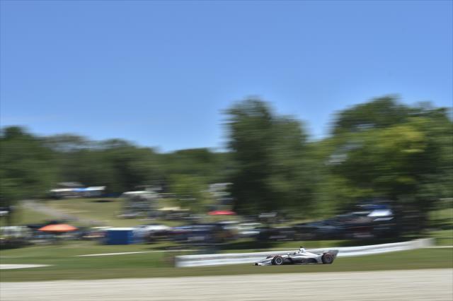 Josef Newgarden sails through Turn 3 during the KOHLER Grand Prix at Road America -- Photo by: Chris Owens
