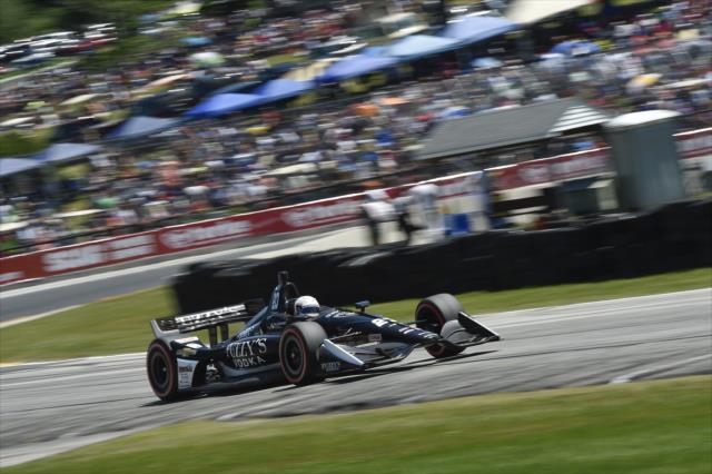 Jordan King races up the hill toward Turn 6 during the KOHLER Grand Prix at Road America -- Photo by: Chris Owens