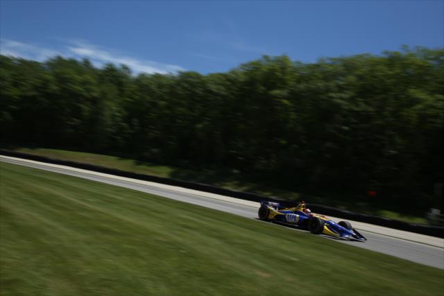 Alexander Rossi sails through the Carousel (Turns 9-10) during the KOHLER Grand Prix at Road America -- Photo by: Matt Fraver
