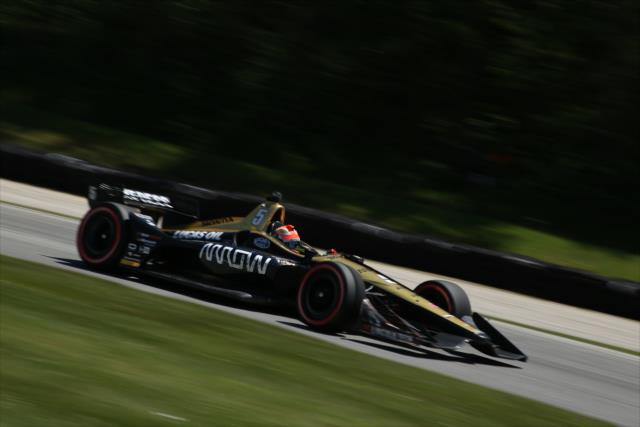 James Hinchcliffe sails through the Carousel (Turns 9-10) during the KOHLER Grand Prix at Road America -- Photo by: Matt Fraver
