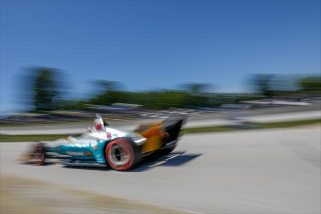 Gabby Chaves shoots out of Turn 5 during the KOHLER Grand Prix at Road America -- Photo by: Shawn Gritzmacher