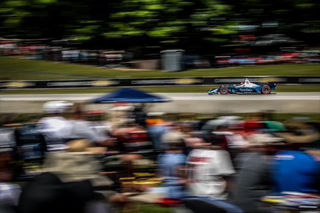 Ed Jones sails out of Turn 6 during the KOHLER Grand Prix at Road America -- Photo by: Shawn Gritzmacher