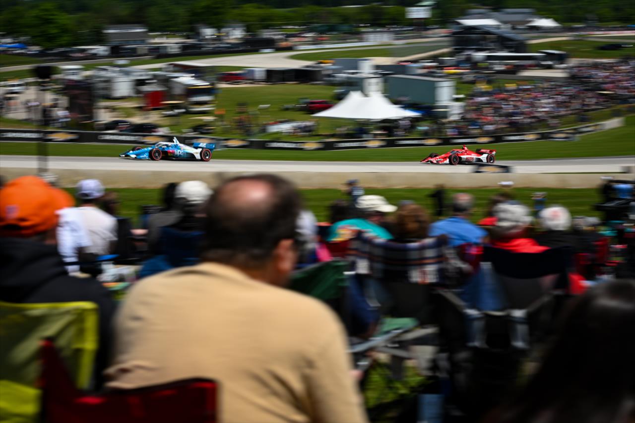 Josef Newgarden and Marcus Ericsson - Sonsio Grand Prix at Road America - By: James Black -- Photo by: James  Black