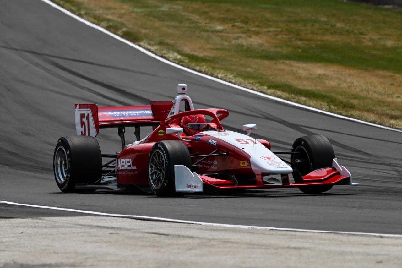 Jacob Abel - INDY NXT by Firestone Grand Prix at Road America - By: James Black -- Photo by: James  Black