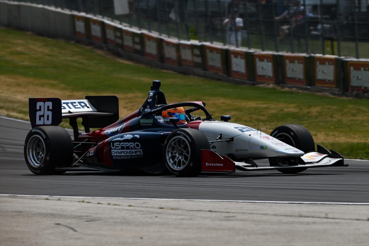 Louis Foster - INDY NXT by Firestone Grand Prix at Road America - By: James Black -- Photo by: James  Black