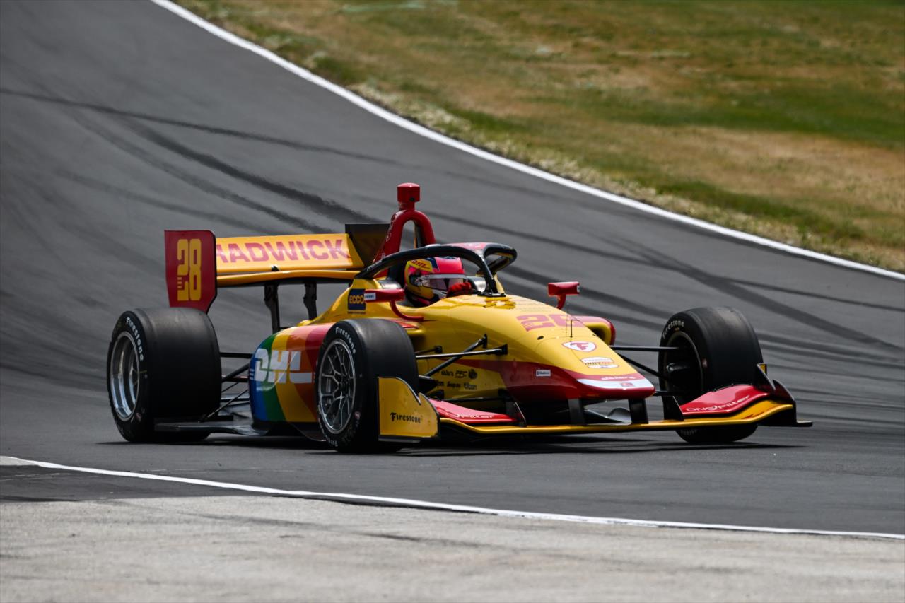 Jamie Chadwick - INDY NXT by Firestone Grand Prix at Road America - By: James Black -- Photo by: James  Black
