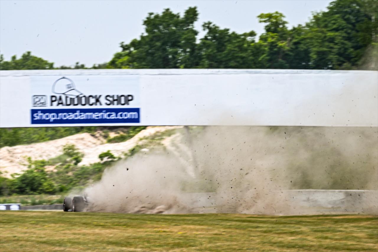 Will Power goes offtrack - Sonsio Grand Prix at Road America - By: James Black -- Photo by: James  Black