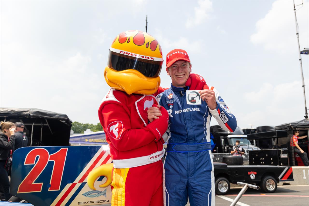 Kyffin Simpson with Firehawk - INDY NXT by Firestone Grand Prix at Road America - By: Travis Hinkle -- Photo by: Travis Hinkle