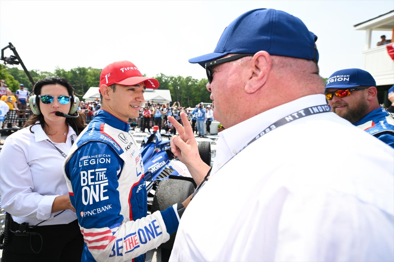 Alex Palou and Chip Ganassi - Sonsio Grand Prix at Road America - By: James Black -- Photo by: James  Black