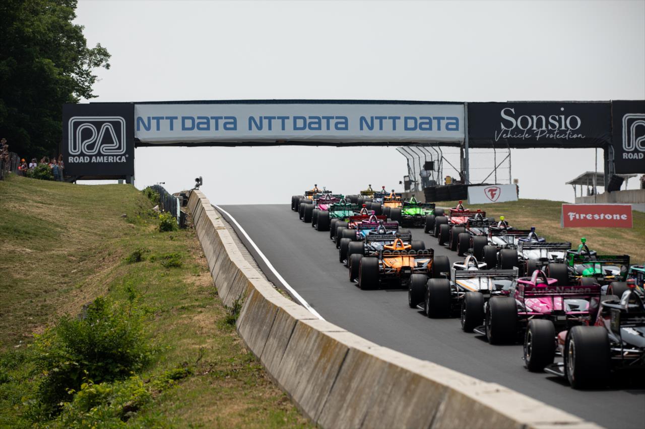 The start - Sonsio Grand Prix at Road America - By: Travis Hinkle -- Photo by: Travis Hinkle