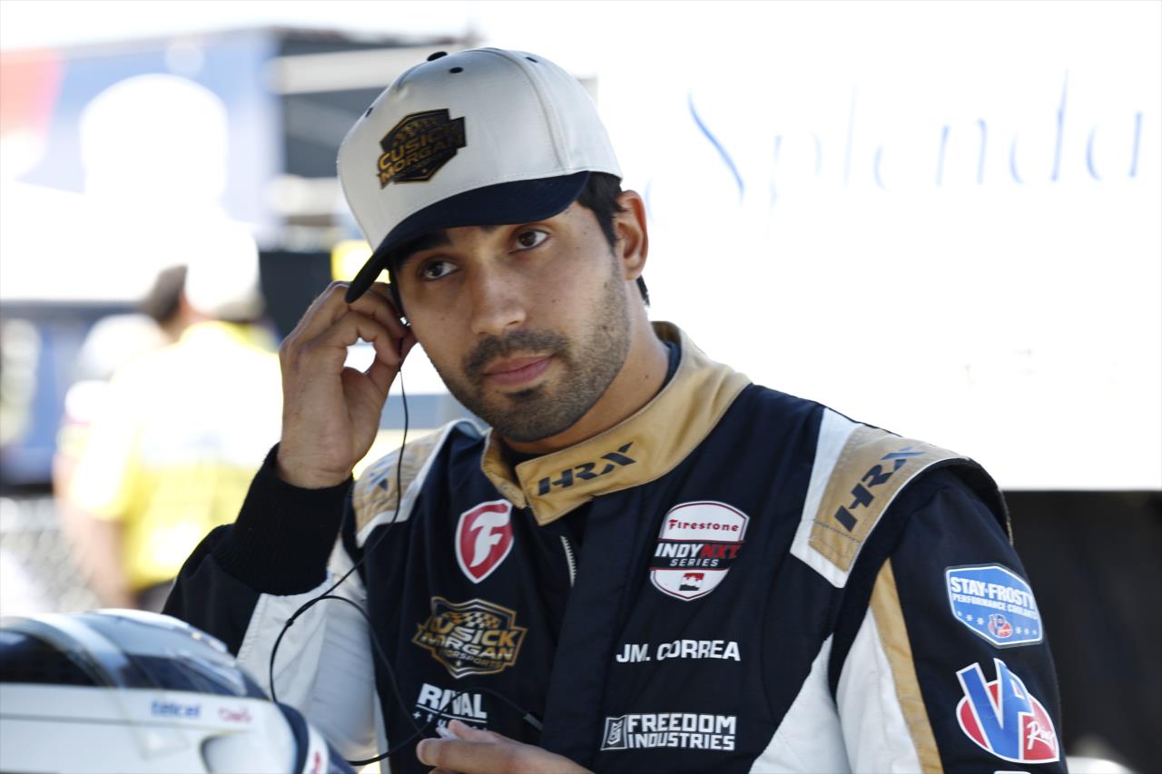 JM Correa - INDY NXT Presented by Firestone - By: Chris Jones -- Photo by: Chris Jones