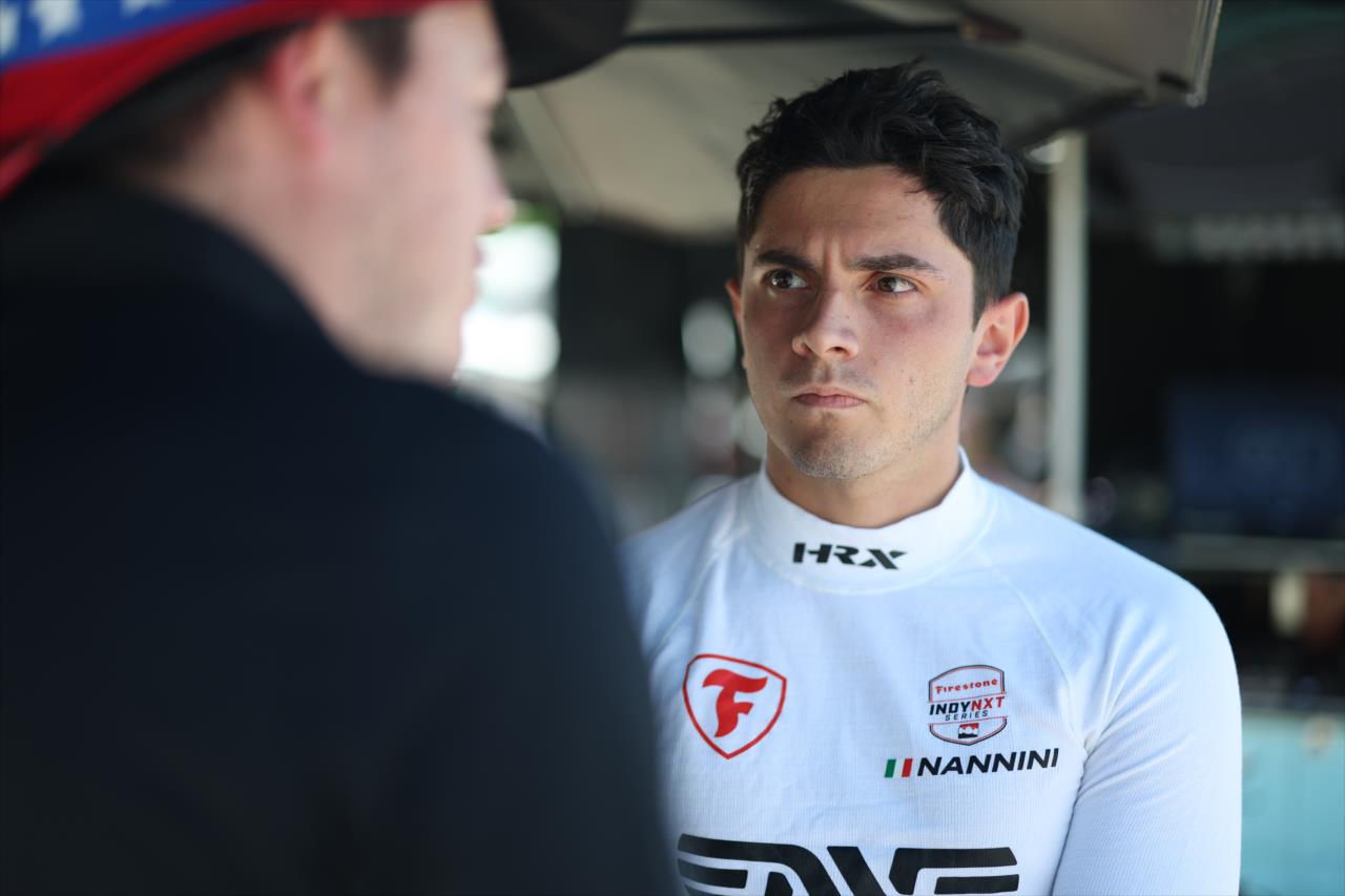 Matteo Nannini - INDY NXT Presented by Firestone - By: Joe Skibinski -- Photo by: Joe Skibinski