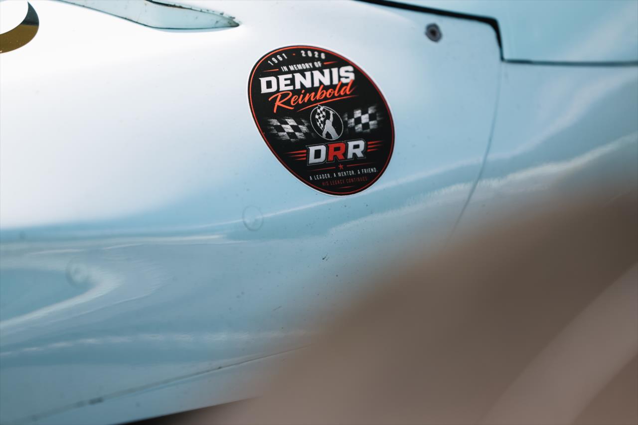Dennis Reinbold memorial sticker - XPEL Grand Prix at Road America - By: Joe Skibinski -- Photo by: Joe Skibinski